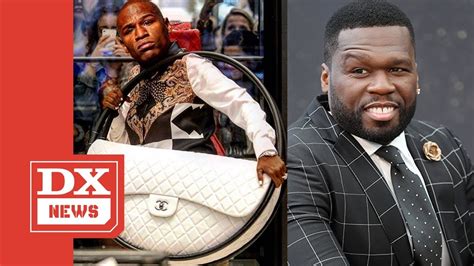 50 cent chanel bag|50 Cent Clowns Floyd Mayweather For Bragging About Owning .